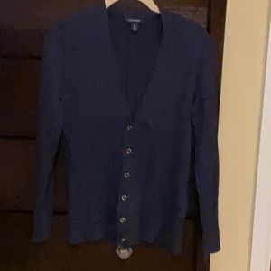 LAND’S END TUNIC NAVY BLUE WOMEN’S Cardigan